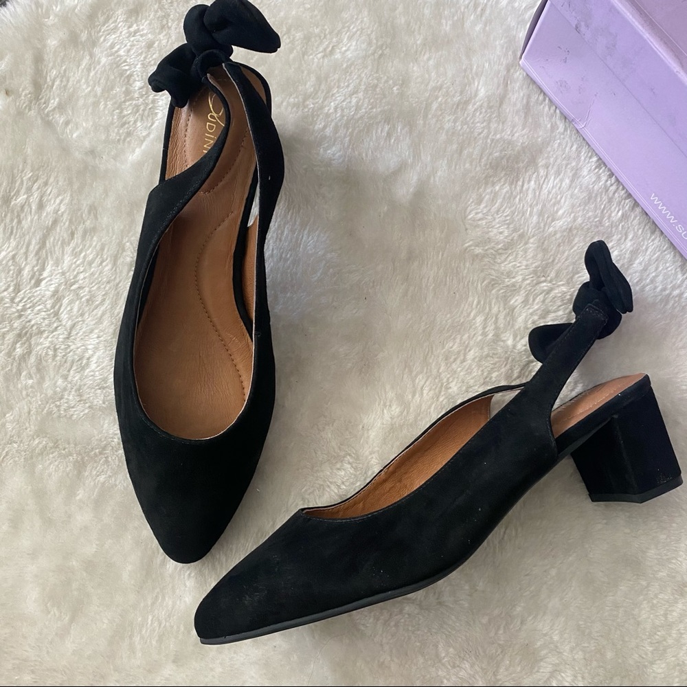 Anthropologie sudini suede slingback - Picture 1 of 6